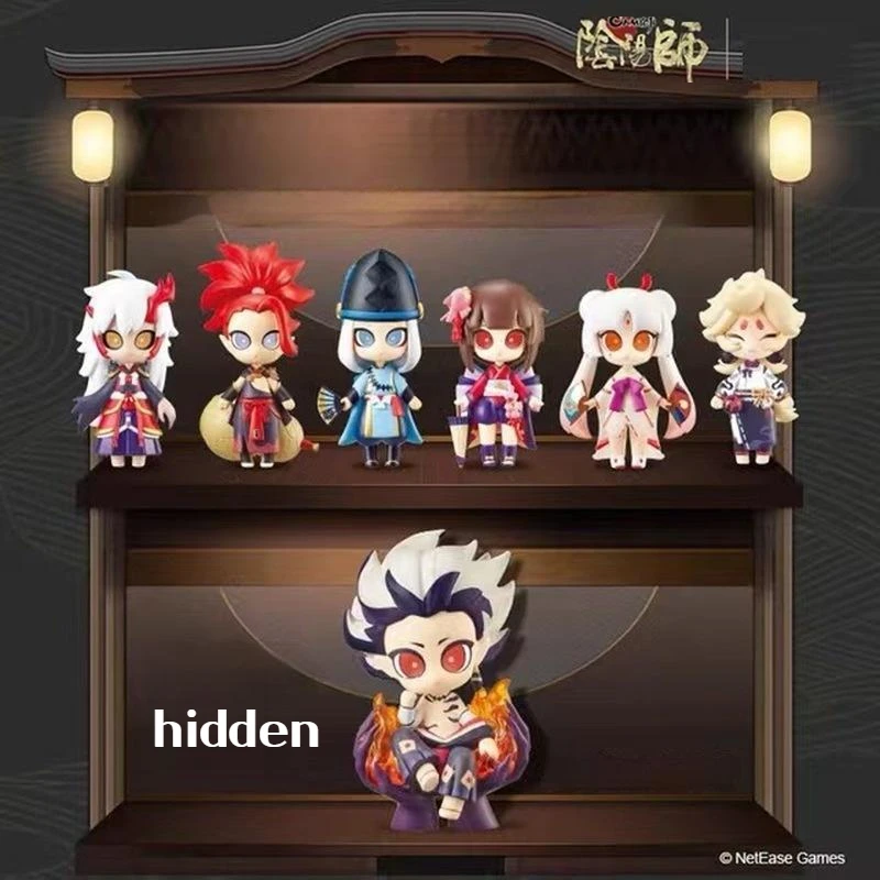 

6pcs Onmyoji Series Blind Box Creative Cartoon Model Action Figures Desktop Ornaments Surprise Birthday Gifts Game Peripherals