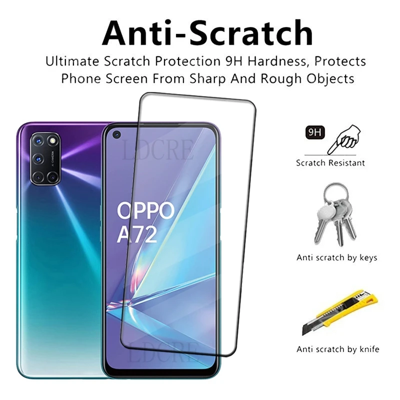 4-Pack Tempered Glass Screen Protector 9H HD Full-Coverage Film