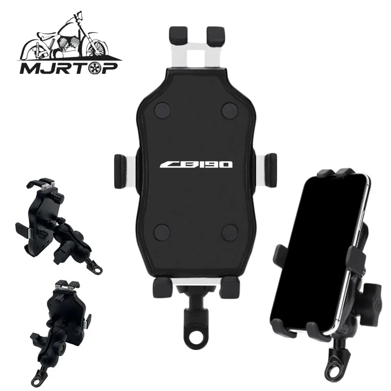 

Держатель для навигатора на руль мотоцикла CNC, подставка для GPS для Honda CB190 CB 190 cb190, аксессуары с логотипом
