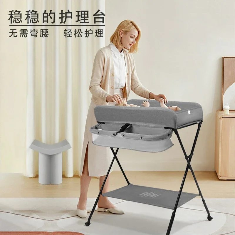 

Baby Changing Table Baby Newborn Diaper Table Nursing Table Multi-functional Foldable Baby Care Baby