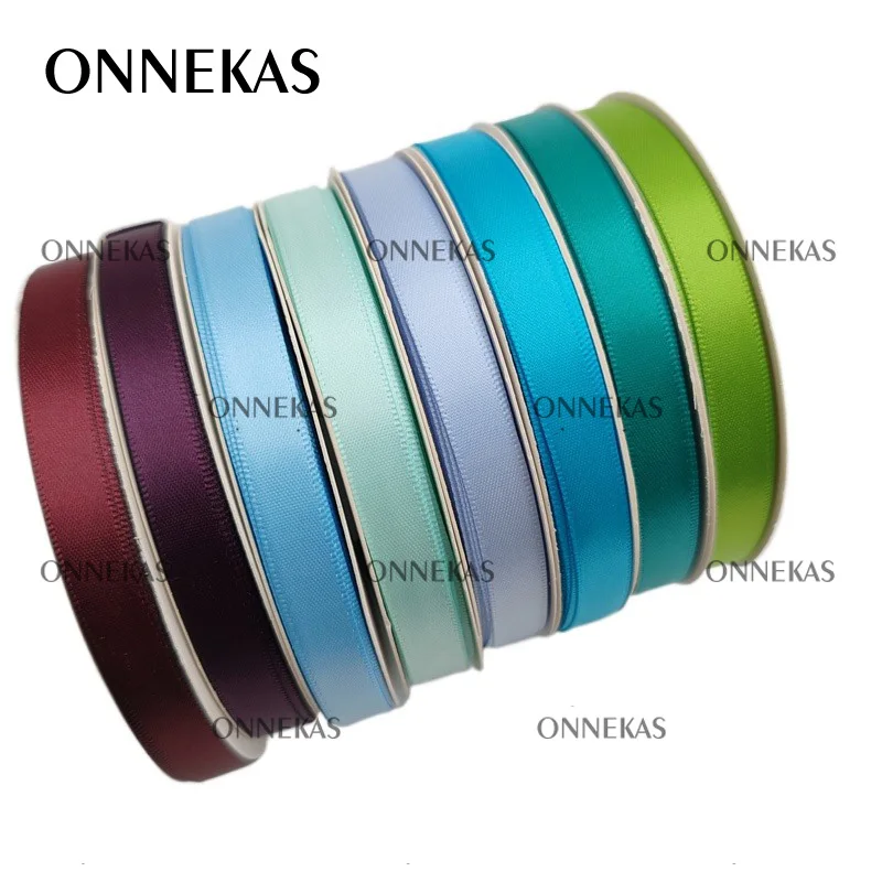 (ON SALE) 3/8" 9mm Double Sided Satin Ribbon / Smooth Satin Ribbon for Dress / Mini Bows Making in 9mm 22.5Meters