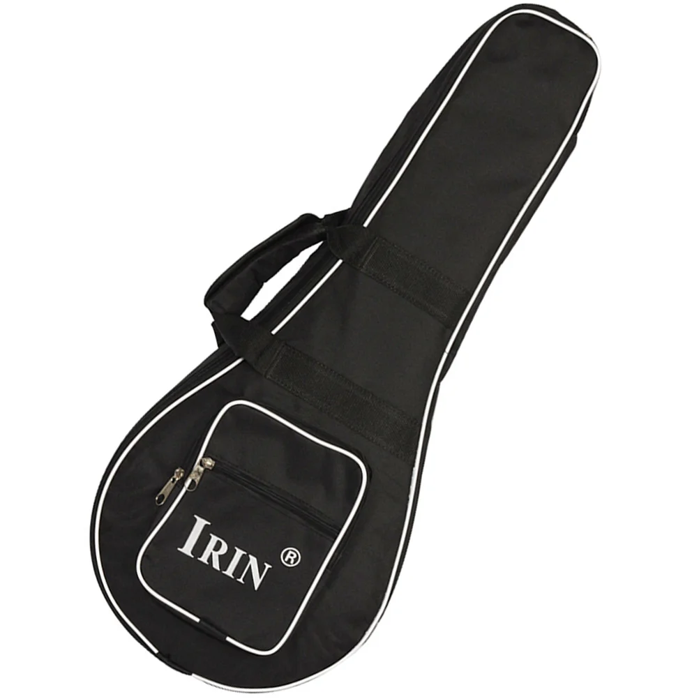 

Black Mandolin Bag Thickened Cotton Ethnic Style Backpack Trendy Going Oxford Cloth