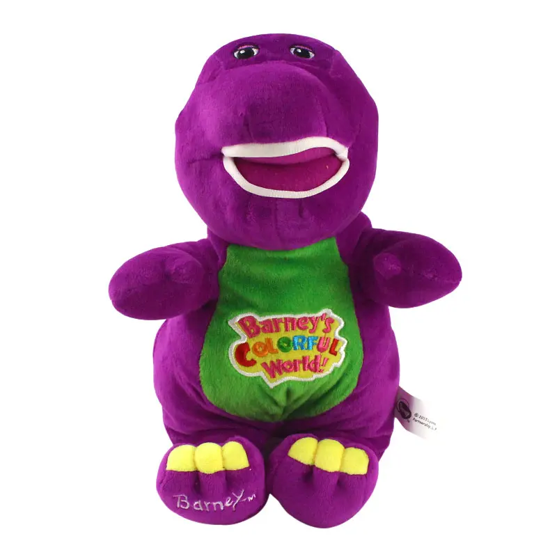 30cm Disney Original Cartoon Dolls Can Sing Barney Doll Purple Little Dinosaur Plush Toys Boy Girl Birthday Present | Игрушки и хобби