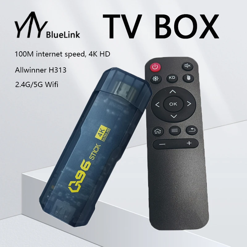 Q96 Tv Stick Set Top Box Stb Internet Tv Box Dongle Dual Band Wifi Tv Box
