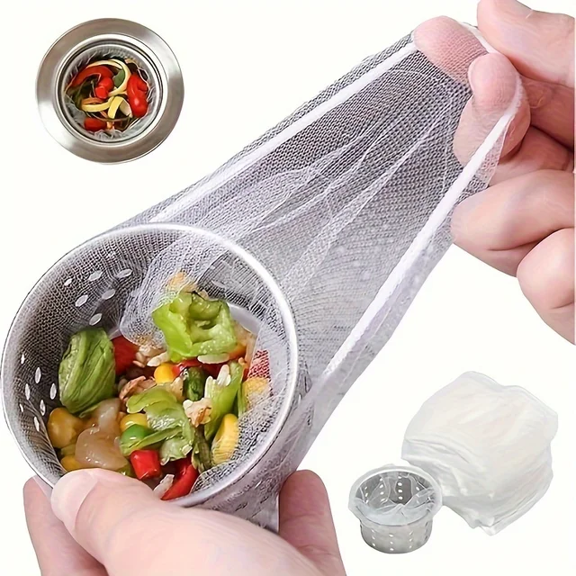 100 Fabric Kitchen Sink Filters, Disposable Food Residue Collection Bags,  Easy to Drainage and Clean, Essential Kitchen Cleaning Supplies, Disposable  Kitchen Sink Filters, Anti-Clogging Elastic Filter Bags, Kitchen Sink  Accessories - AliExpress
