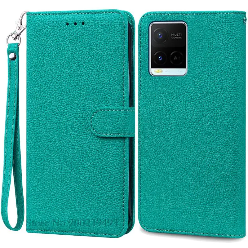Stylish Wallet Flip Case with Silicone Cover for Various Vivo Smartphones