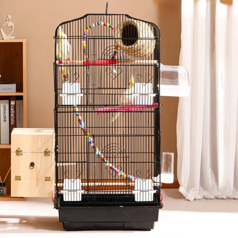 

Large Parrot Bird Cages Budgie Luxury Pigeon Canary Breeding Bird Cages Feeder Outdoor Gabbia Per Uccelli Pet Products YY50BC