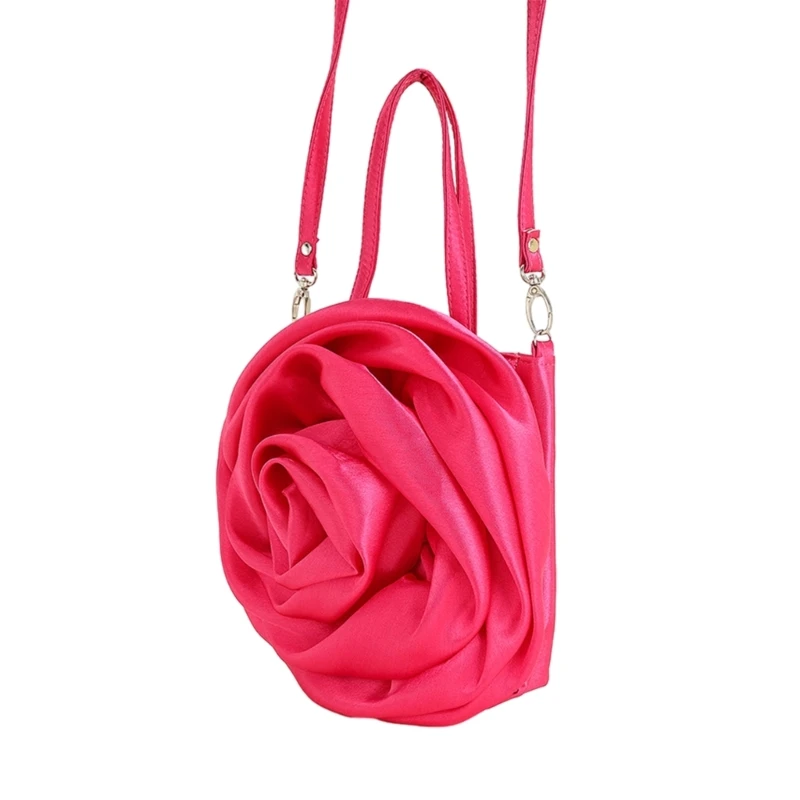 2024 Shoulder Bag Clutch Bag for Women Prom Wedding Evening Bag Rose Handbag Fashion Tote Bag Crossbody Bag