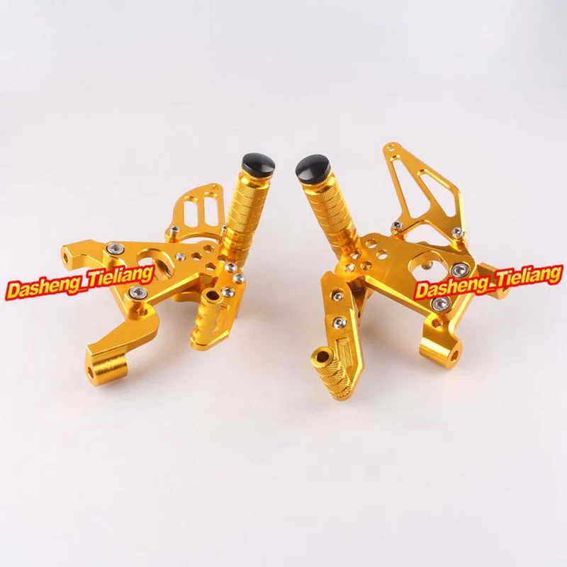 

Motorcycles Adjustable Rearset Rear Set Footpegs Foot Rest Peg For Ducati 1199 All Year Spare Parts Pair