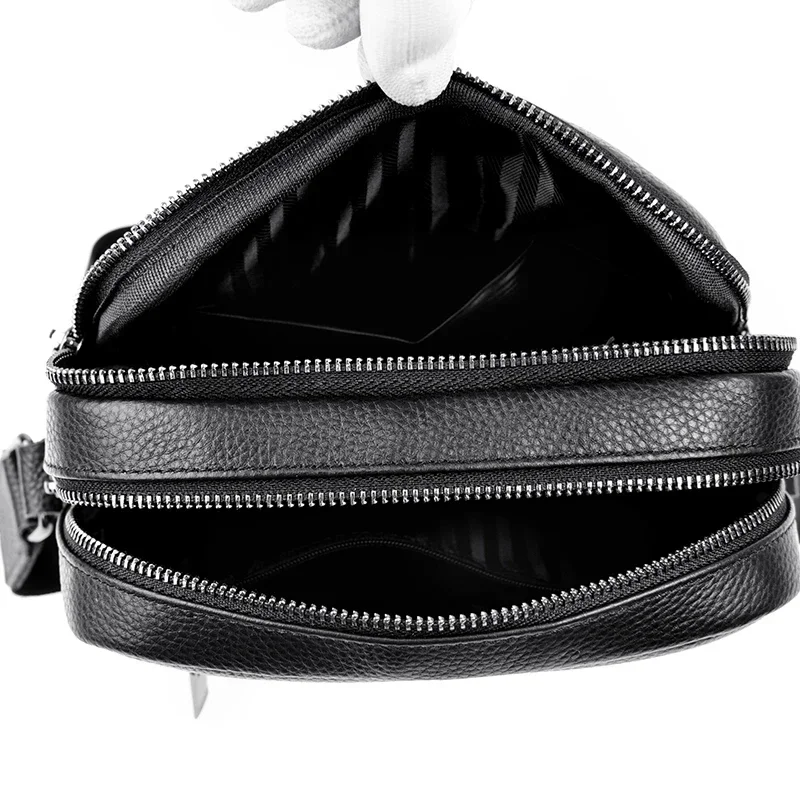 High Quality Genuine Leather shoulder bag men crossbody bag men 's Cow leather handbag 's messenger