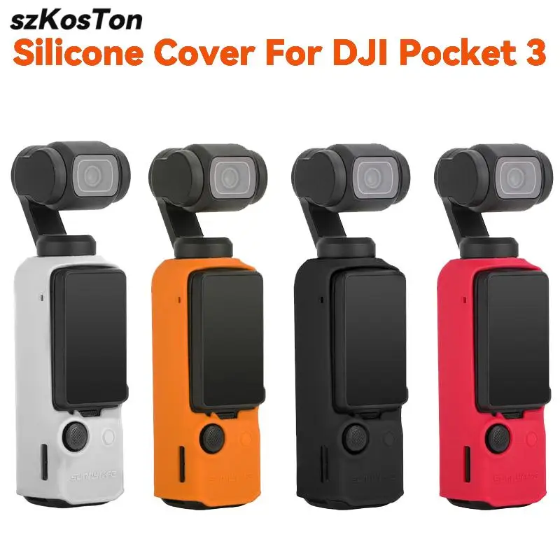 

Мягкий силиконовый чехол для DJI Pocket 3, защитный чехол, мягкий чехол, карманные аксессуары для камеры