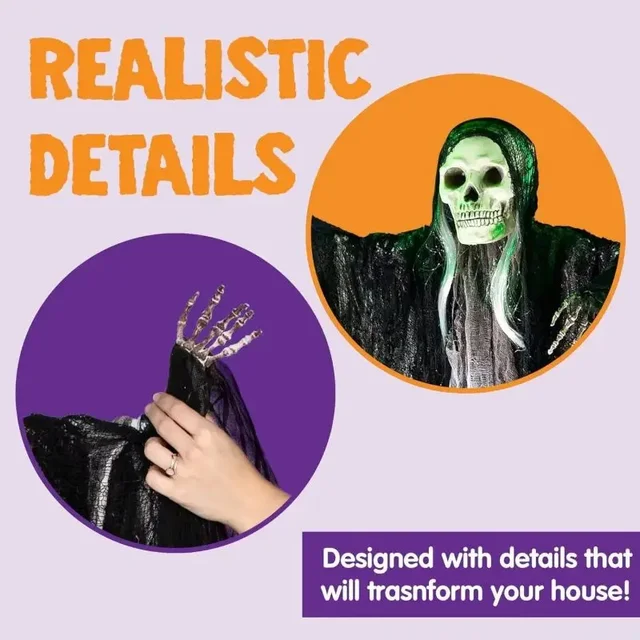 Hanging Halloween Skeleton Ghosts 4