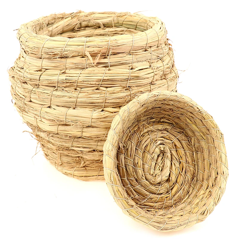 Bowl-shaped Decor Props for Budgerigar Bird's Nest