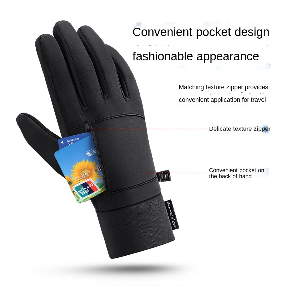 gants homme gant femme hiver gants hivers femme gant homme gant tactile gant  hiver homme gants garçon gant tactique Gants d'hiver noirs en cuir pour la  pêche, accessoires Techwear, chauds pour écran