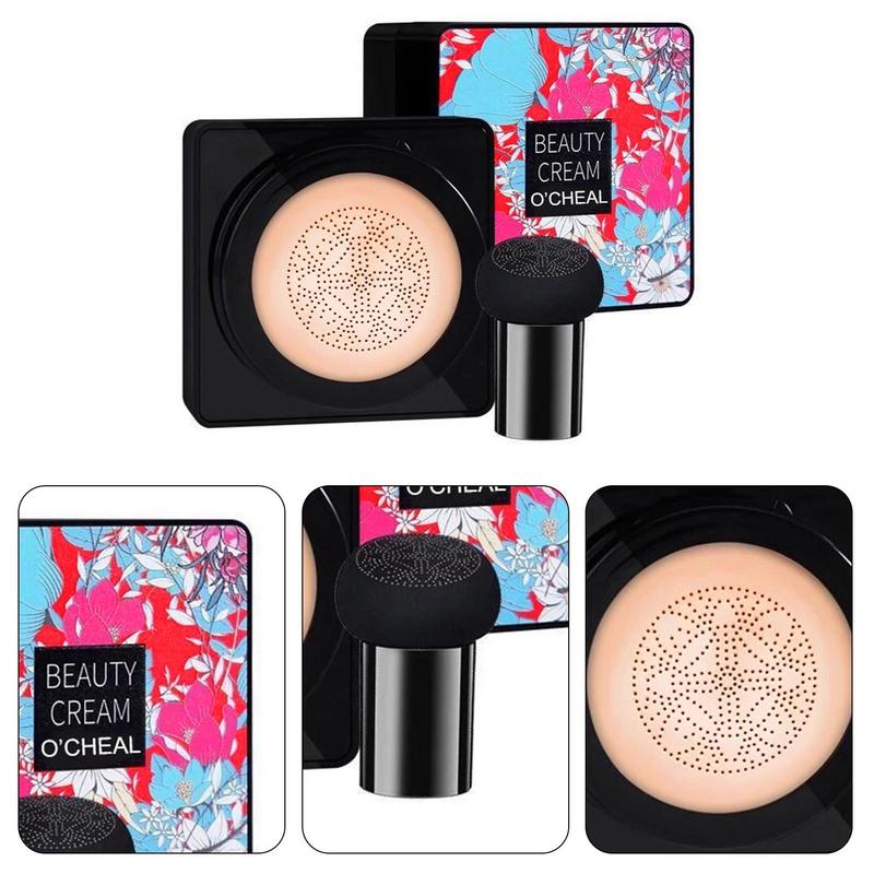Mushroom Head Air Cushion Foundation Concealer Full Coverage Moisturizing Face Base Concealer BB Cream Cosmetics makeup