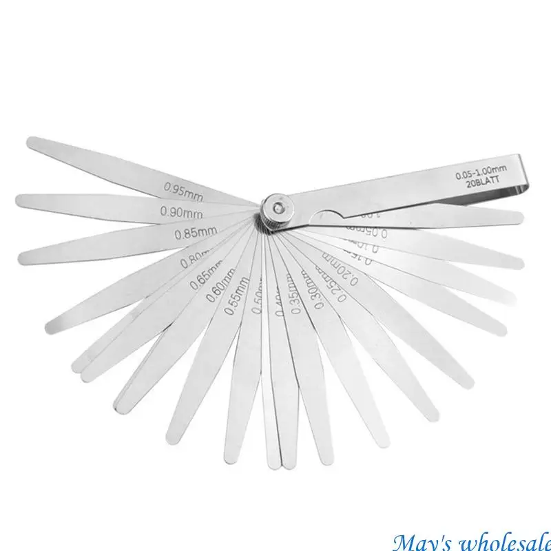 0.01-1mm/0.05-0.50mm/0.05-1.00mm/0.02-1.00mm 필러 게이지 스테인레스 스틸 448A