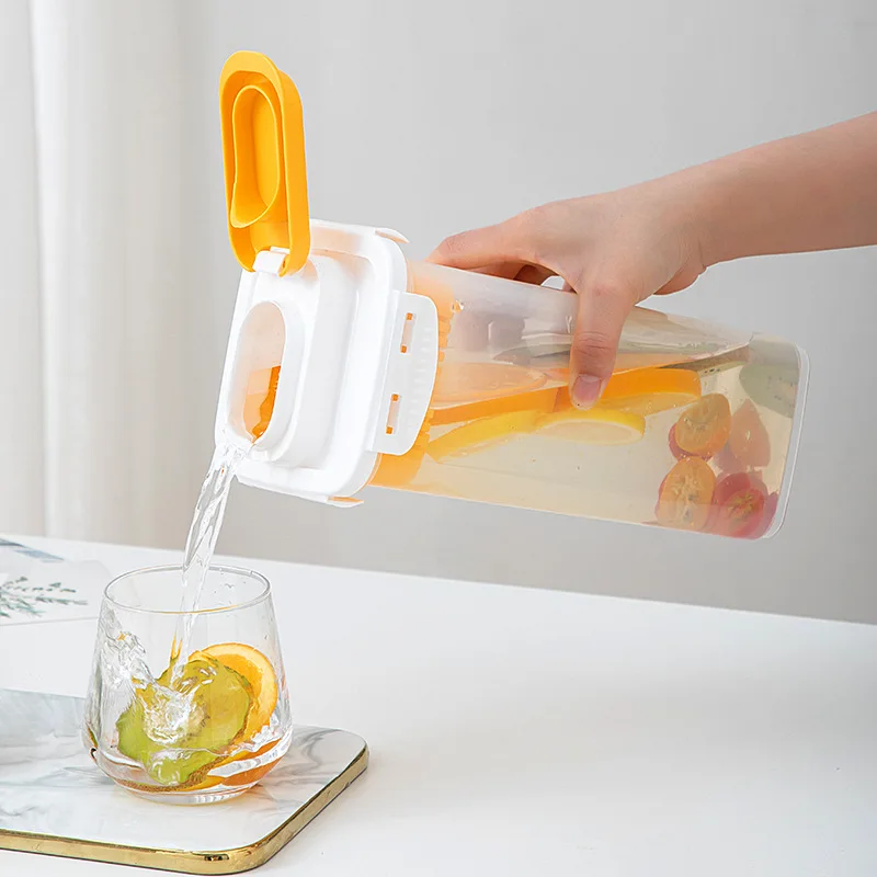 

1.7L Cold Water Kettle Refrigerator Household Lemonade Bottle Drinkware Cold Water Container for Kitchen Cool Water Bucket