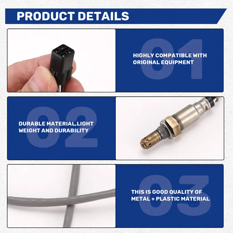 Outboard Oxygen Sensor O2 Sensor Fits For Suzuki Outboard DF150A/DF175A/DF200A/DF250A/DF300A 18213-98J00 18213-98J30