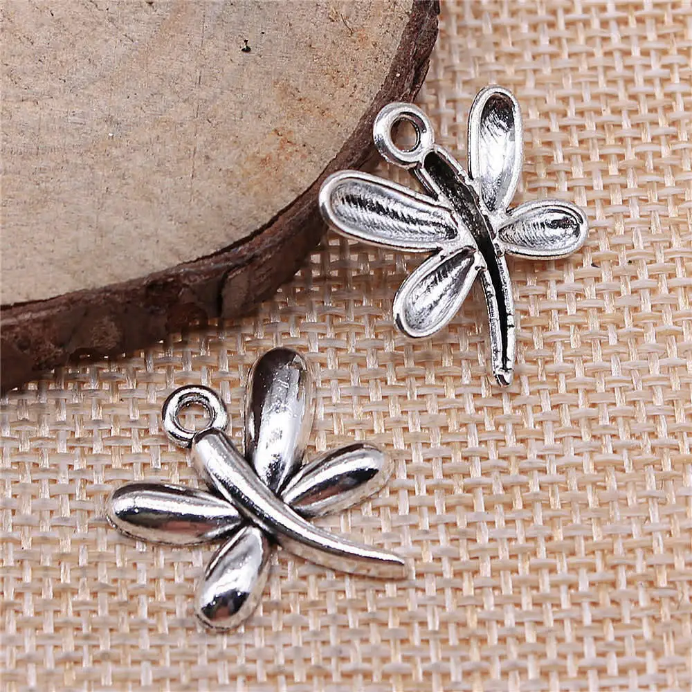 

Pendant Dragonfly Charms Jewelry For Men 22x18mm 10pcs