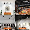 Full Set Led Track Light Fixture Rail 110-220V COB Ceiling Track Lamp 20/40W Spot Lighting For Clothing Shop Living Room Home 3