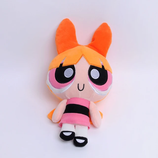Powerpuff Girls Plush Toys Cute Blossom Buttercup Bubbles Stuffed Dolls Gifts For Children - 9 Inch