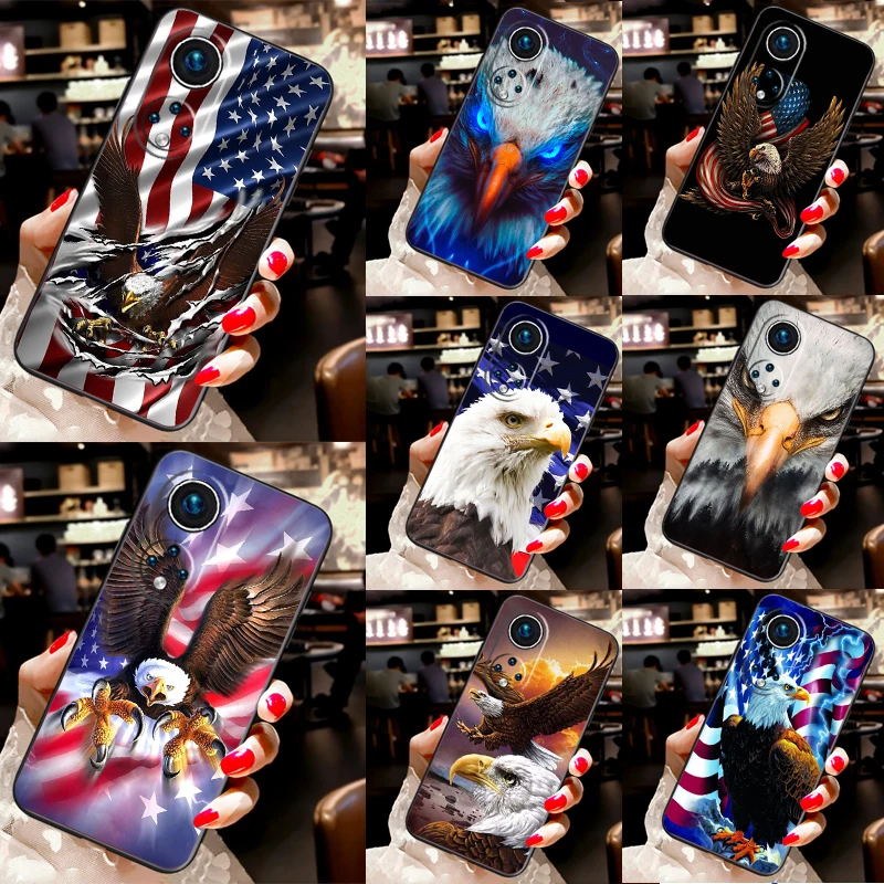 Чехол American Eagle Для Huawei P30 Lite P40 P20 Pro Nova 9 5T P Smart 2019 для Honor 50 8X 9X 10i | Мобильные телефоны