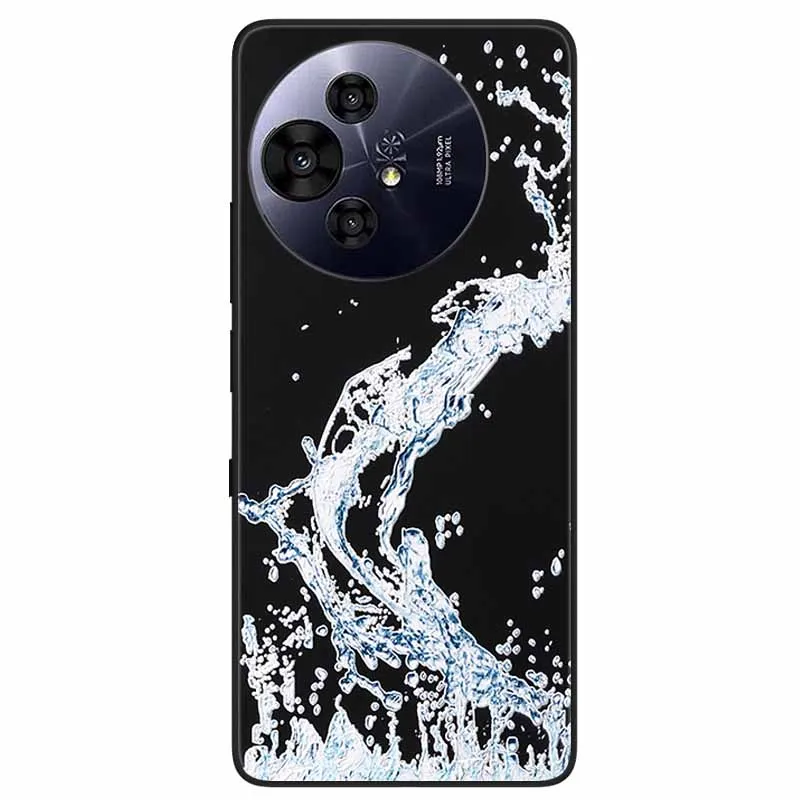 Embossed Silicone TPU Soft Phone Case - 3D Design Protective Cover