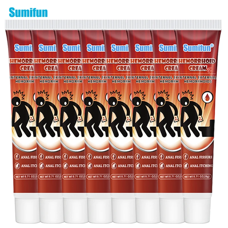

Мазь от геморроя Sumifun, крем для внутренней и внешней анальной трещины, лечение боли, забота о геморе, медицинский пластырь, 10 шт.