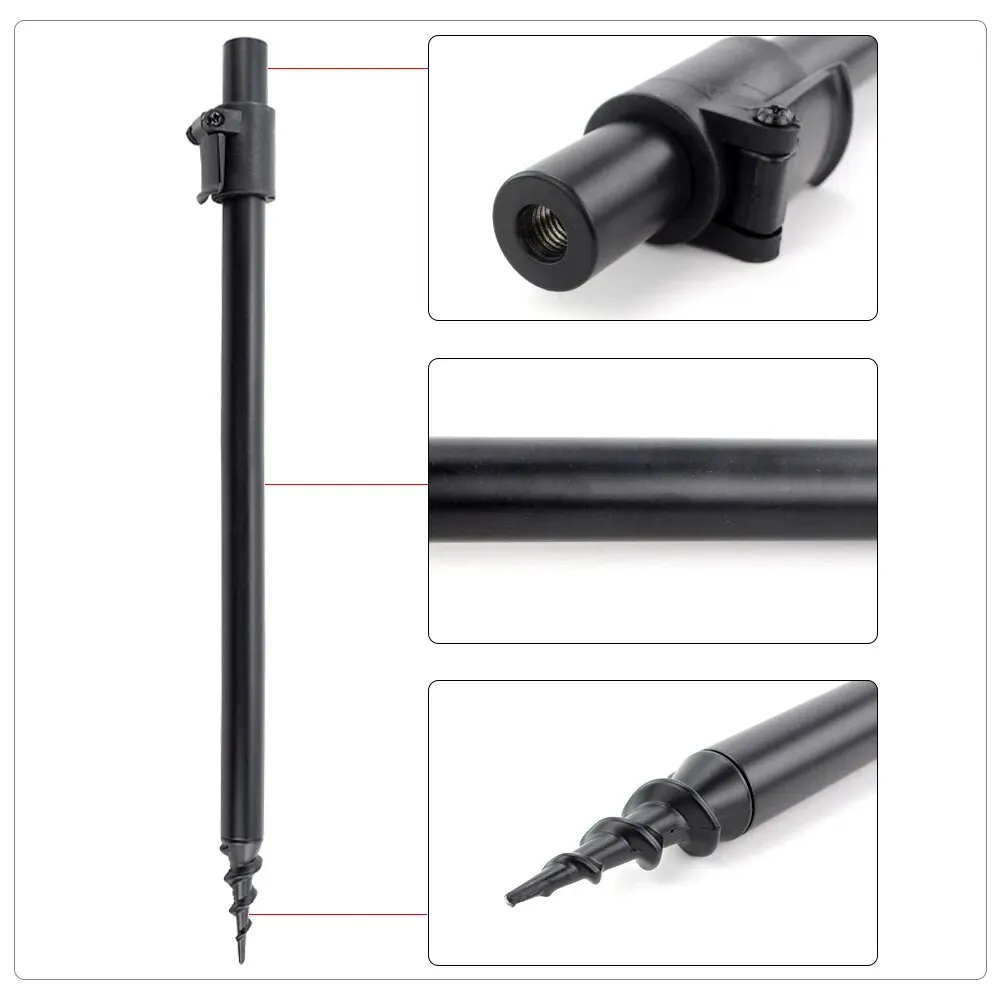 Description Picture 6 of itemHirisi 2 Piece Carp Fishing Bank Sticks Bankstick Aluminium Rod Pod Support Fishing Accessories