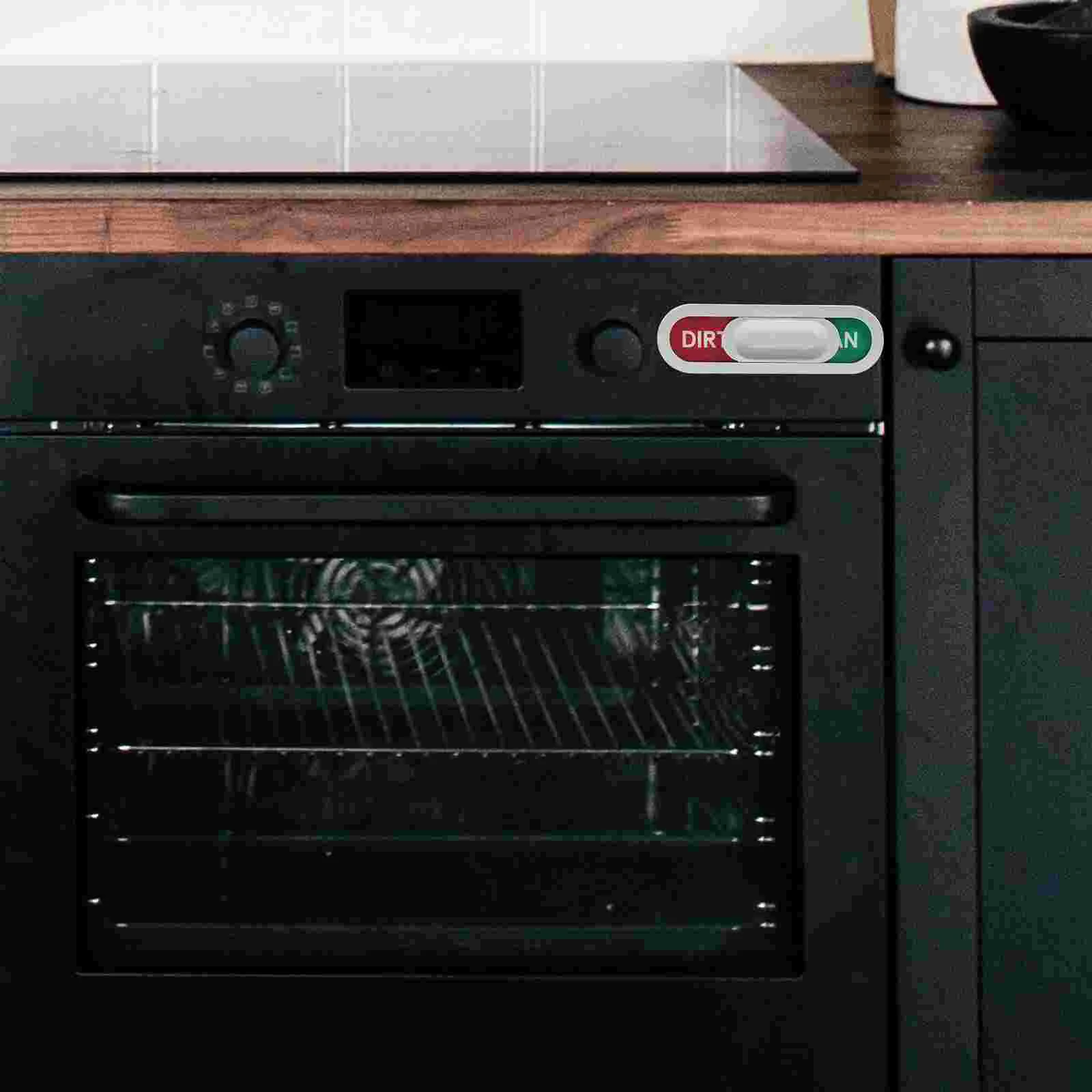 Double Side Dishwasher Magnet Clean Dirty Sign Kitchen Indicator Magnetic Notice Board Home Garden Household Cleaning Chemicals