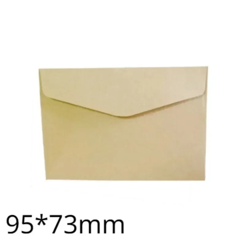 Kraft Blank Mini Paper Window Envelopes 10-100 pcs for Wedding Gift