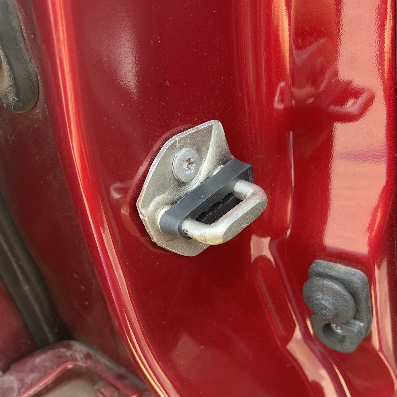 Car Door Lock Damper Car Interior Accessories Car Sound Deadener Car Exterior Accessories Sound Damper Door Lock Buffer For Subaru Forester Impreza Outback XV Rattling STOP Screaks Door Striker Deaf Gap Seal Deadening