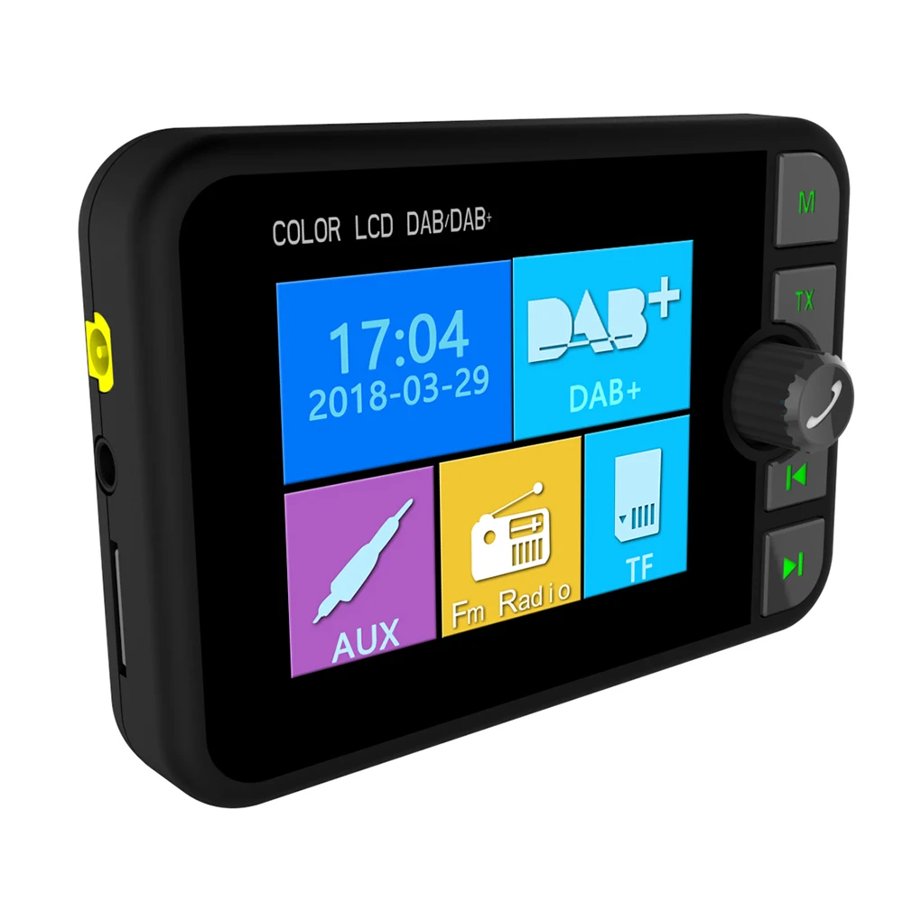 Colorful Display Screen Dab Radio Receiver In Car Stereo Sound Digital