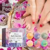 Sdotter 12Pcs Herbal Essential Oil Bubble Bath Ball Gift Spa Ball Foot Natural Handmad Bath Organic Mini Bath Bombs Bathing X6H2 2