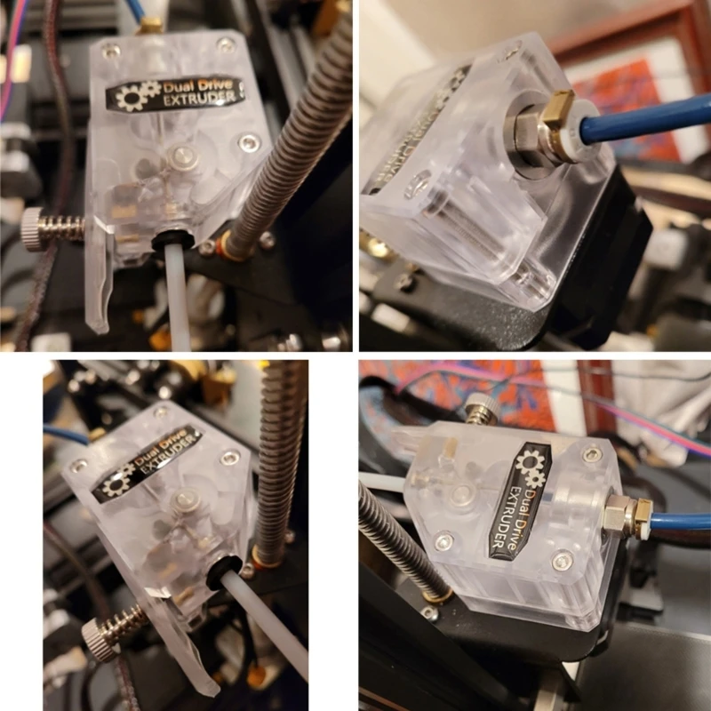 896F Dual Drive Gear Extruder Upgrade BMG Extrusie Kit Voor 3D Printer Reductie Extruder DIY Kit voor 1.75mm Filament-