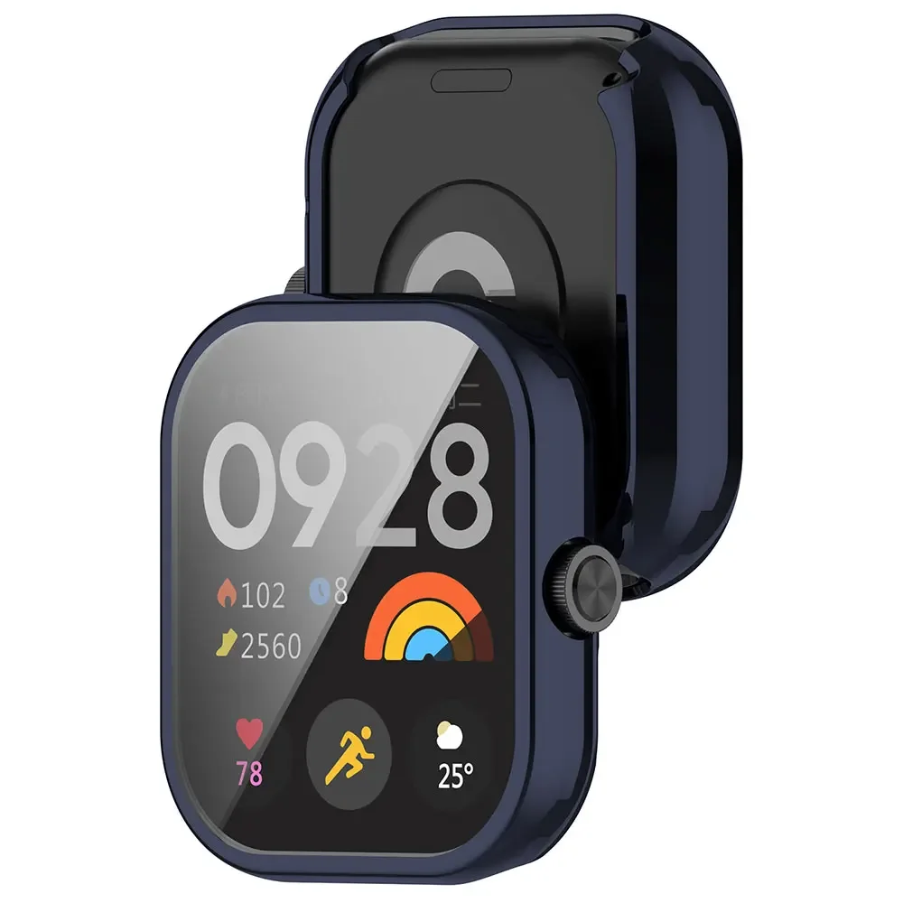 Premium Silicone Watchband and Case for Xiaomi Redmi Watch 4 - Stylish Replacement Strap with Protective Cover