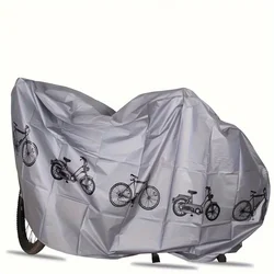 Waterproof Outdoor Bicycle & Motorcycle Protective Cover (Gray)