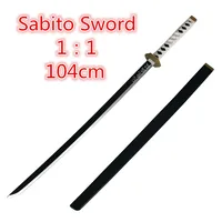 104cm  PU Demon Slayer Sword Weapon  Cosplay Sabito Sword Katana Ninja Knife Espada Prop Toy For Teen 1
