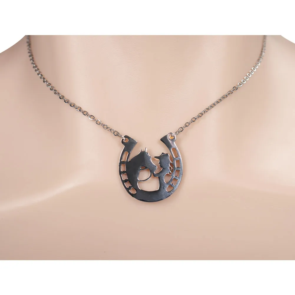 Ken Cosplay Necklace Pendant Movie Barbei Disguise Costume Props Men Halloween Carnival Party Roleplay Suits Accessories