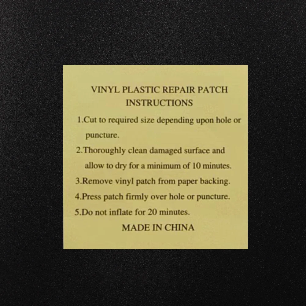 PVC Self Adhesive Pool Repair Patches for Inflatable Boat Raft