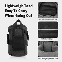 High-quality canvas digital single-lens reflex soft protection camera lens bag carrying bag case and shoulder bag - Image 3