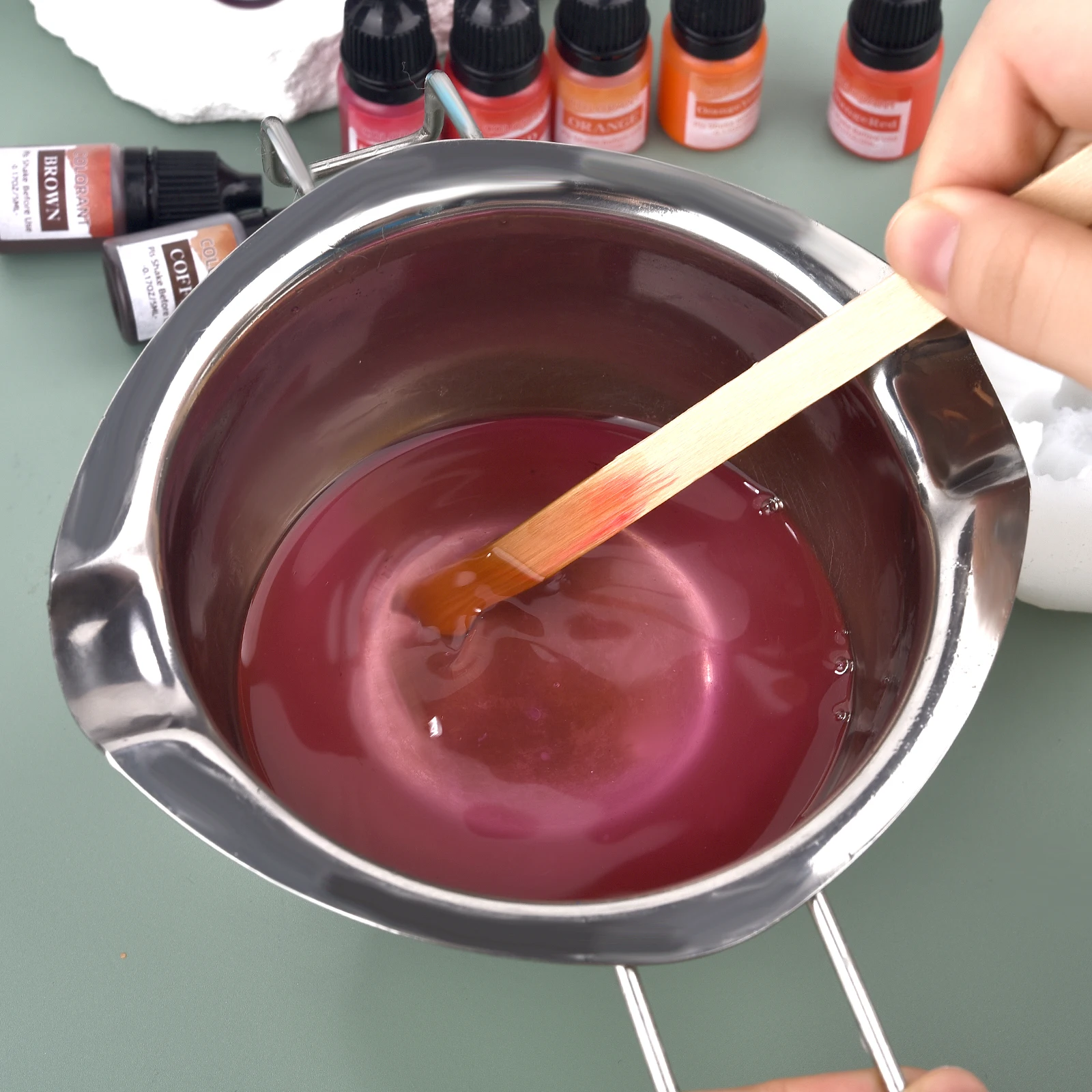 5ml/Bottle Non-Toxic Soy Candle Wax Pigment Liquid Dye DIY Soap Dyes Making Supplies