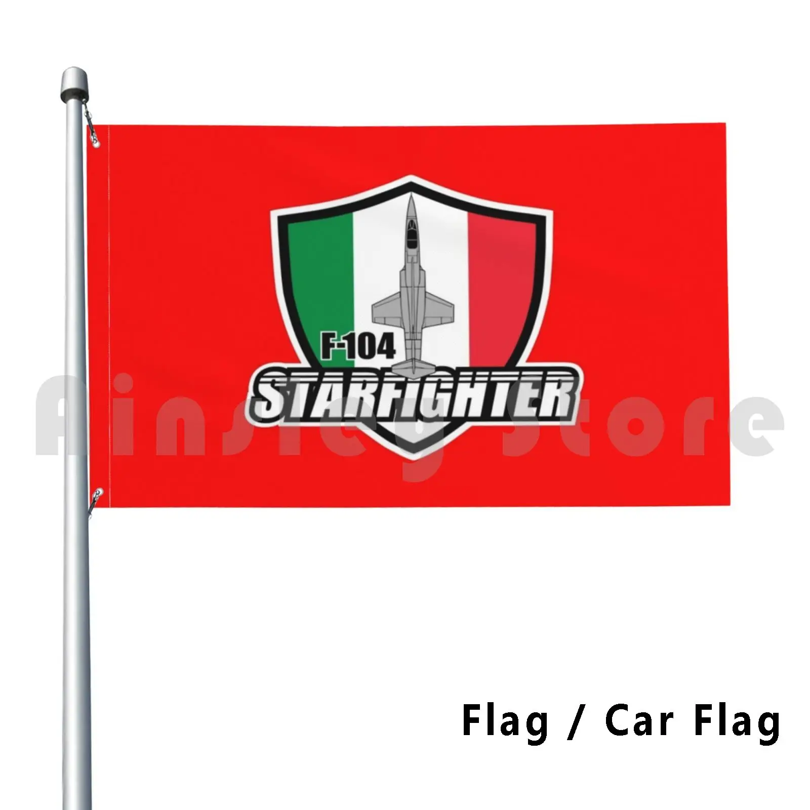 Italiano F-104 Starfighter Outdoor Decor Flag Car Flag Italian Air Force Militare Fighter Jet F104 F 104