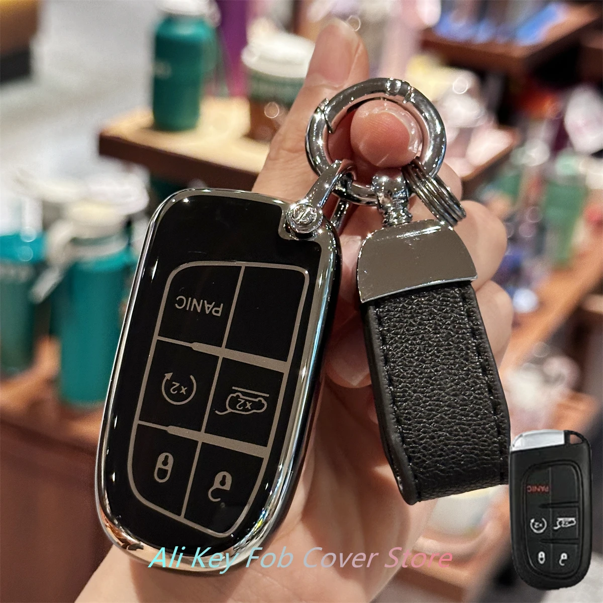 Premium Key Fob Cover with Keychain Attachment