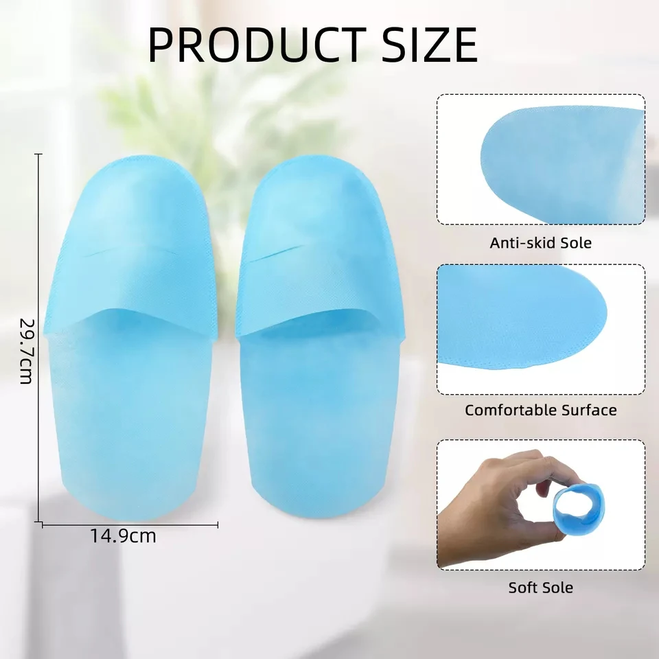 Lightweight Breathable Fabric Wholesale Travel Hospital Bathroom SPA Disposable  Slippers for Hotels - China Disposable Slippers and Footwear price |  Made-in-China.com