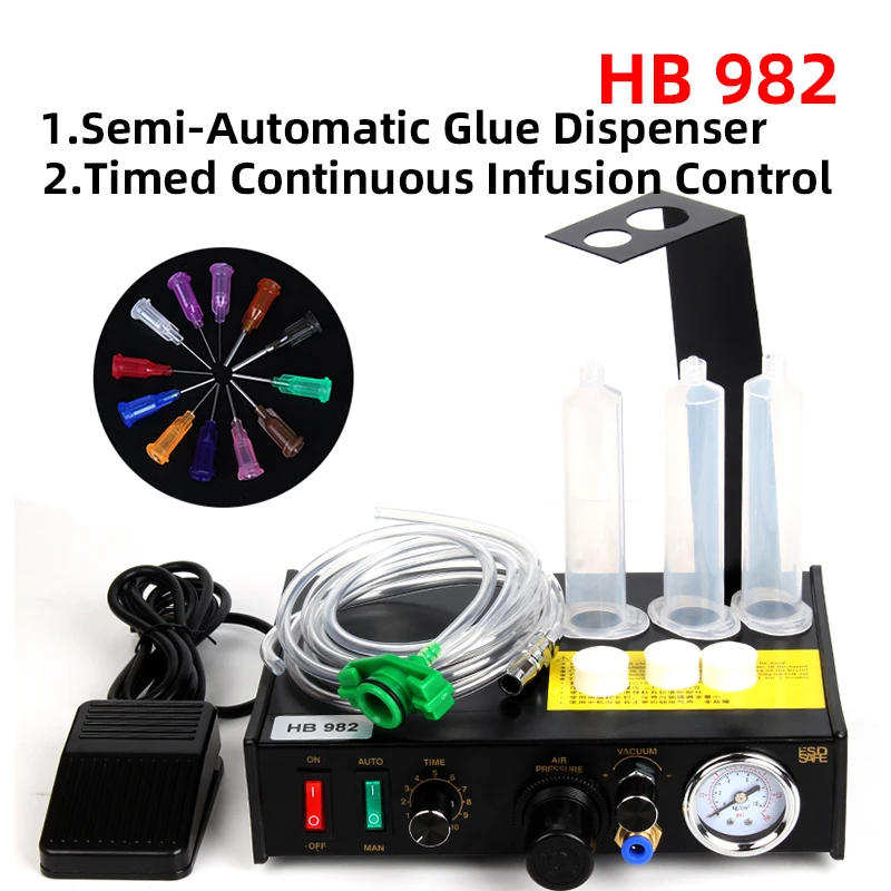 983 Auto Glue Dispenser Pneumatic Ddhesive Dispenser Manual