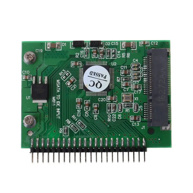 

2.5" Inch IDE to MSATA Adapter, Convert Laptop 44 Pin Male IDE MSATA HDD Hard Disk Drive SSD to a Serial ATA Port