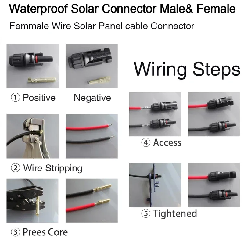 conectores fotovoltaicos masculinos femininos conector solar 05