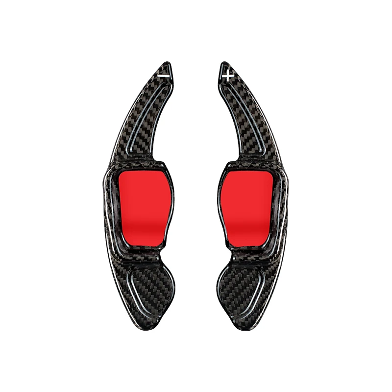 

For Volkswagen high 6 Shangku Magotan CC Tiguan Huihui Charan Touareg forged carbon fiber steering wheel paddle sticker