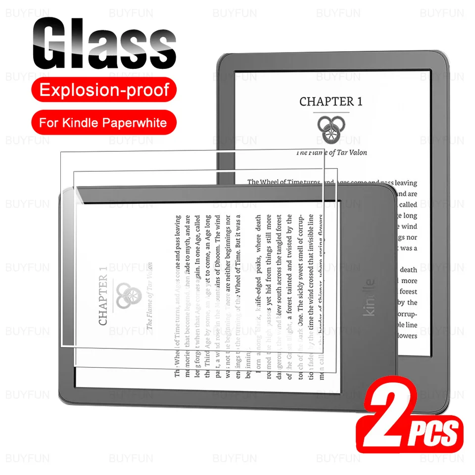 Screen Protector For 6.8'' Kindle Paperwhite 11th Generation 2021 Kindle Paperwhite Signature Edition 9h Tempered Glass Film For Kindle Hd Clear Bubble Free Scratch Proof Case Friendly 2 Pack - View #8